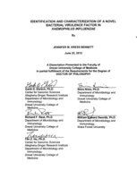 Identification and characterization of a novel bacterial virulence factor in Haemophilus influenzae