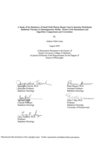 A study of the dosimetry of small field photon beams used in intensity modulated radiation therapy in inhomogeneous media: Monte Carlo simulations and algorithm comparisons and corrections
