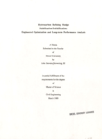 Hydrocarbon refining sludge stabilization/solidification: engineered optimization and long-term performance analysis