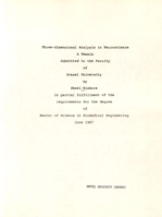 Three-dimensional analysis in neuroscience