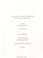 Puncture behavior and protection of geomembranes using large scale hydrostatic testing