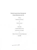 Biconical evanescent sensor fabrication and sensing of biomolecules and cells