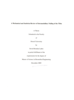 A mechanical and statistical review of intramedullary nailing of the tibia