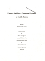 Unsupervised early conceptual learning in mobile robots