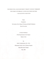 The design for a dance/movement therapy couples' workshop for women with breast cancer and their partners: a qualitative case study