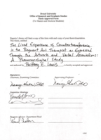 The lived experience of countertransference in the pregnant art therapist as expressed through the artwork and verbal associations: a phenomenological study