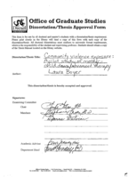Community violence exposure: a pilot study of mother-child dance/movement therapy