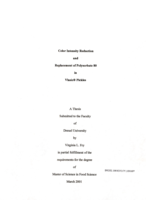 Color intensity reduction and replacement of polysorbate 80 in Vlasic pickles