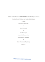 Intimate partner violence and HIV risk reduction: the impact of power, condom use self-efficacy and gender role attitudes