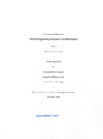 Viceroys of difference: minority engineering programs in the Mid-Atlantic