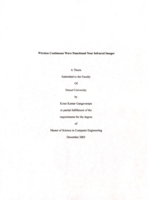 Wireless continuous wave functional near infrared imager