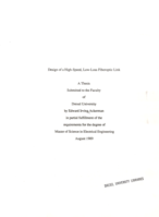 Design of a high-speed, low-loss fiberoptic link
