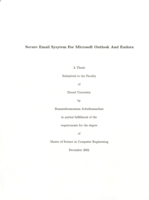 Secure email system for Microsoft Outlook and Eudora