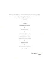 Determination of sources and impacts of Giardia and Cryptosporidium in a major metropolitan watershed