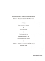 Water matrix effects on protozoan inactivation in chlorine-chloramine disinfection process