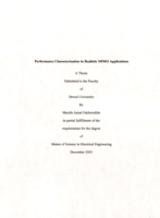 Performance characterization in realistic MIMO applications