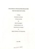 Flexural behavior of reinforced block masonry walls under out-of-plane cyclic loading