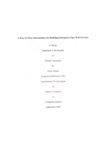 A peer-to-peer intermediary for building enterprise-class web services