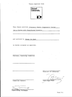 Frequency domain compensator design for a system with distributed dynamics