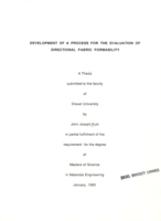 Development of a process for the evaluation of directional fabric formability