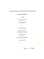 Nonlinear regression analysis of bench-scale microbial disinfection kinetics