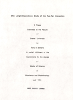 DNA length-dependence study of the Tus-Ter interaction