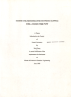 Systems of random iterative continuous mappings with a common fixed point
