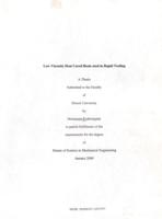 Low viscosity heat cured resin used in rapid tooling