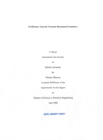 Proficiency tests for forensic document examiners