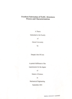 Freeform fabrication of Ti₃SiC₂ structures process and characterization