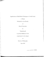 Applications of shell-model techniques to N=50 nuclei