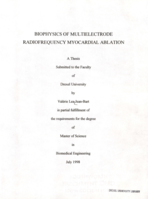 Biophysics of multielectrode radiofrequency myocardial ablation