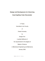 Design and development of a scanning dual-capillary-tube viscometer