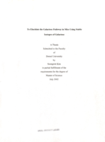 To elucidate the galactose pathway in mice using stable isotopes of galactose