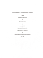 Writer recognition by forensic document examiners