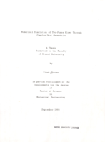 Numerical simulation of two-phase flows through complex duct geometries