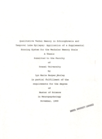 Qualitative verbal memory in schizophrenia and temporal lobe epilepsy: application of a supplemental scoring system for the Wechsler memory scale