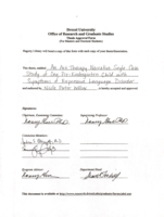 An art therapy narrative single case study of one pre-kindergarten child with symptoms of expressive language disorder