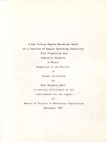 A gas turbine engine emissions model as a function of engine operating conditions, fuel properties and combustor geometry