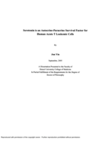 Serotonin is an autocrine-paracrine survival factor for human acute T leukemic cells