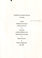 Algorithms for testing the planarity of a graph