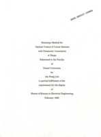 Homotopy method for optimal control of linear systems with parameter uncertainty