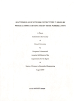 Quantifying gene network connectivity in silico by modular approach using steady-state perturbations