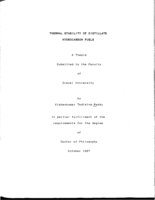 Thermal stability of distillate hydrocarbon fuels