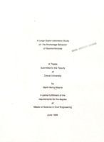 A large scale laboratory study on the anchorage behavior of geomembranes