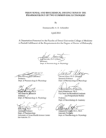 Behavioral and biochemical distinctions in the pharmacology of two common hallucinogens