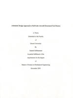 Axiomatic design approach to full scale aircraft structural test fixture
