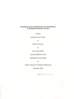 Probabilistic sensor fault detection and identification in distributed parameter systems