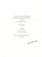 Frequency diverse geometric mean filtering and matched filtering for ultrasonic flaw detection