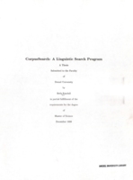 CorpusSearch: a linguistic search program